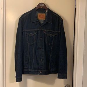 Levi’s denim jacket, men’s size Large.